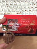 香港代购进口LINDOR瑞士莲软心牛奶巧克力球 礼盒装3颗 零食 喜糖