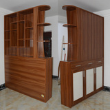 定制家具定做酒柜隔断欧式酒餐边柜双面玻璃韩式现代简约实木免漆