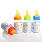 【送同款奶嘴】NUK塑料奶瓶防摔 婴儿标准口径PP彩色卡通奶瓶110M