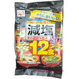 日本进口味噌汤 永谷园即食味增汤速食汤12袋入 减盐更健康