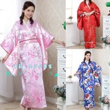 日本和服女正装樱花 演出服 和服振袖 正装 大和服女外套唐装旗袍
