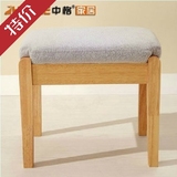 特价原木色妆凳 实木妆凳 带软垫 化妆凳 梳妆凳 小凳子 舒适矮凳