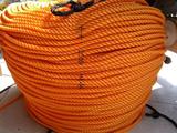 8MM新料橘黄色尼龙绳 黄绳 绑扎绳 捆绑绳 拉横幅绳 打包绳晾衣绳