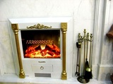 特价 田园风格壁炉炉芯 取暖器 嵌入式壁炉芯990A白色