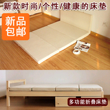 多功能折叠床垫 椰棕垫 1.8米胚布床垫 可拆洗 加厚软硬两用包邮