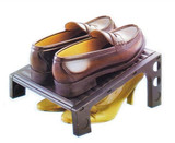 日本km 创意简易 防尘塑料鞋柜 小鞋架 可调可折叠DIY鞋子收纳架
