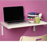 墙上笔记本桌可折叠简易省空间书桌壁挂电脑桌连壁桌挂墙桌靠墙桌