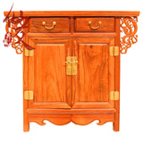 缅甸花梨二联厨 红木家具 实木餐边柜 置物架 储物柜 中式家具