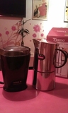 【包邮】德国CONTIGO咖啡器具组合装 【6杯摩卡壶+电动咖啡磨】