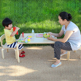 出口品质 幼儿园桌椅学习书桌 宝宝桌子儿童桌椅套装玩具桌实木