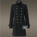 今年最流行的男款男装黑客帝国经典风衣二战德国军装大衣毛呢外套