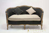 特价美式 双人沙发 三人沙发  欧式法式组合沙发仿古做旧沙发现货