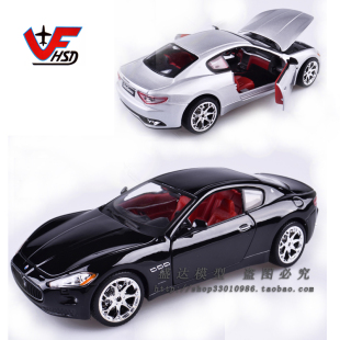 比美高原厂车模 1:24玛莎拉蒂总裁gt 跑车模型 仿真静态模型高清图片