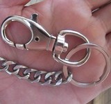 促销男士汽车金属铁钥匙链条 创意家居礼品锁匙扣长款腰挂钩绳子