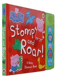 英文原版Peppa Pig Stomp and Roar!粉红猪小妹佩奇纸板发音书