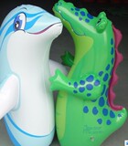 【天天特价】充气不倒翁大号恐龙鳄鱼海狮老虎兔子海马豚儿童玩具