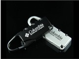 哥伦比亚密码锁 进口超硬合金 防盗锁 箱包锁旅游出国必备拍2赠1