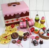 草莓正品切切乐儿童玩具木制生日蛋糕过家家水果切切看厨房