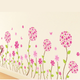 可移除墙贴潘多拉之恋墙贴画可移卧室客厅沙发婚房粉色浪漫墙贴纸