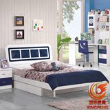 韩式田园男孩儿童床女孩双人床儿童家具套房组合小床简约实木床