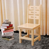 包邮超值新品成人田园松木椅子纯实木餐椅书桌配套特价儿童