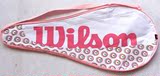 WILSON/维尔胜 网球拍拍袋 拍套 单只装女士粉色拍套 通用拍包