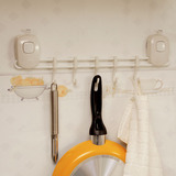 创意强力吸盘挂钩排钩厨房卫生间浴室用品置物架挂衣架墙上壁挂架