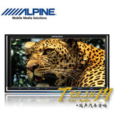 Alpine车载7寸屏幕2锭IVA-W502E伸缩屏带DVD导航USB/IPOD/IHPONE