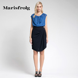 Marisfrolg玛丝菲尔 个性时尚收褶花苞半裙 专柜正品春季新女装