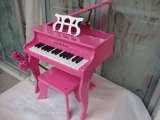 30键钢琴 翻盖钢琴 儿童钢琴  粉色 儿童教学 声音清脆 音质好