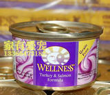 美国Wellness 无谷全天然猫罐头 火鸡+三文鱼 85G(原装正品保真)