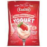 4袋包邮 新西兰口Easiyo易极优酸奶粉 yogurt 自制酸奶 草莓奶油