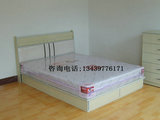 104号白橡木色双人床 单人床 低箱床 高箱床 板式床 1.5米 1.8米