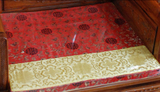 红木家具沙发坐垫加厚丝绸刺绣靠垫中式仿古坐垫古典中国风订做