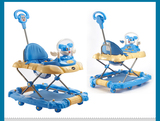 特价促销7-18月婴儿学步车可推升降多功能餐椅儿童助步车学路车