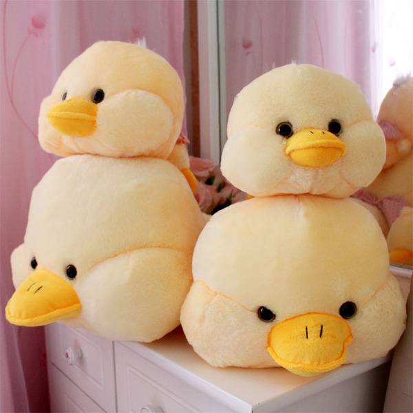 玮玮 超萌生日礼物 趴趴鸭子娃娃靠垫抱枕毛绒玩具娃娃玩偶小鸭子