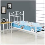 白色铁床 单人床1米0.9米包邮 铁艺床 铁架床儿童床 学生床员工床