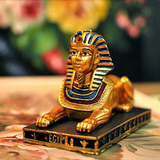 苏晓家居特卖装饰品『埃及风情』狮身人面像酒架 树脂工艺品摆件