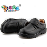 皮皮鹿新款正装男童皮鞋儿童黑色皮鞋男童表演鞋花童学生鞋礼服鞋