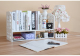 无漆环保创意办公简易书架桌面桌上小书架置物架收纳架可水洗包邮