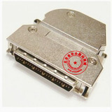 SCSI 50PIN  铁壳弹片 DB型 50公焊线 90度出线孔 SCSI50针焊线