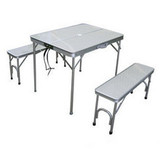 广告桌椅/ 分体折叠桌椅/手提箱式便携桌椅/户外铝合金野餐桌椅