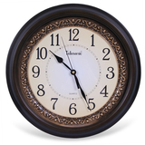 天王星静音欧式钟表挂钟仿古18寸客厅时尚创意挂表现代时钟石英钟