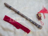 厂家直销 韩国朝鲜短箫乐器 小尺八 5孔紫竹带根短萧