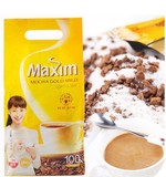 T韩国 麦馨Maxim 速溶咖啡 摩卡味 量贩装1200克12g*100条装