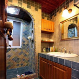 特价促销五彩地中海仿古砖厨房卫生间墙砖地砖防滑耐磨瓷砖地板砖