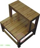 特价包邮*长城香柏木双层凳子实木木桶外凳*脚踏木质凳子双层外凳