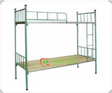 床铺\\学生组合床\直管双层床(含床板)铁艺/钢木床2人简约现代