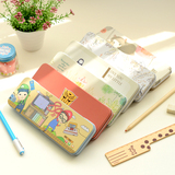 韩国可爱创意文具盒 马口铁笔盒 卡通铅笔盒 小学生简约笔盒笔袋