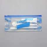 韩国正品oohlala透明PVC自封袋牙具收纳袋小洗漱包笔袋化妆袋长款